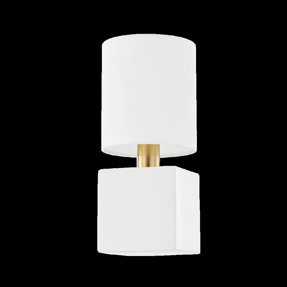 Joey Wall Sconce, Aged Brass. Picture 1