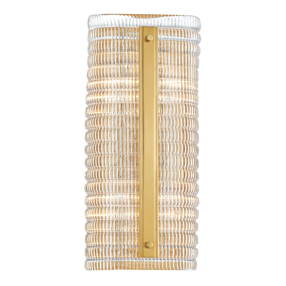 Athens Wall Sconce, Aged Brass. Picture 1