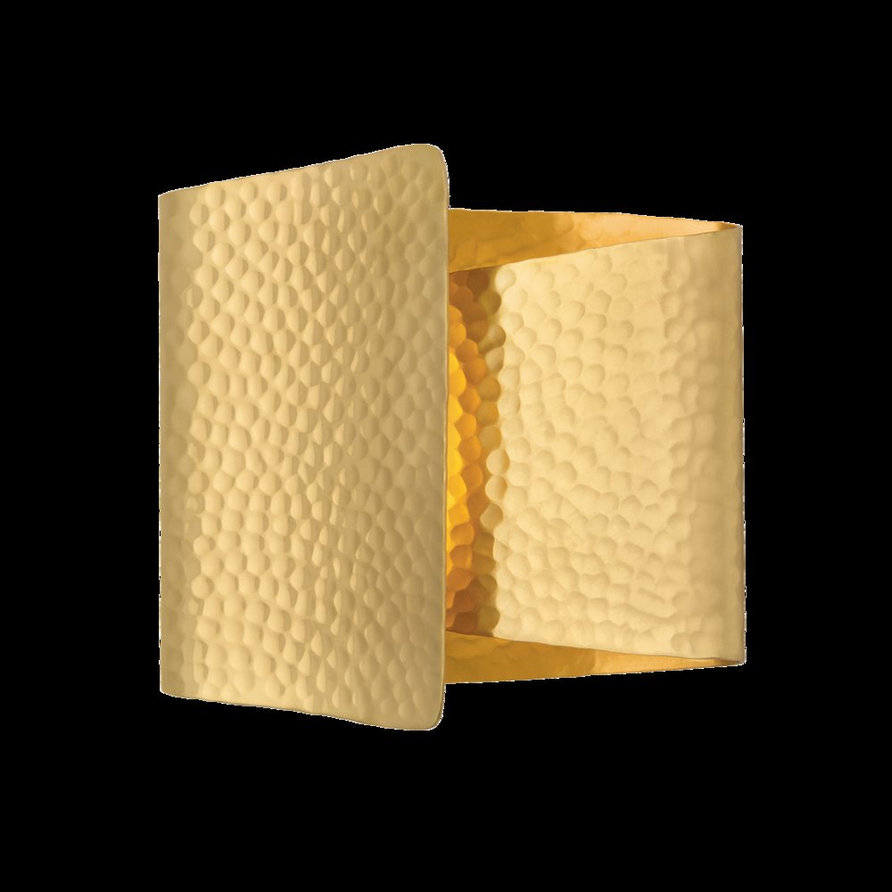 Dunnsville Wall Sconce, Aged Brass. Picture 1