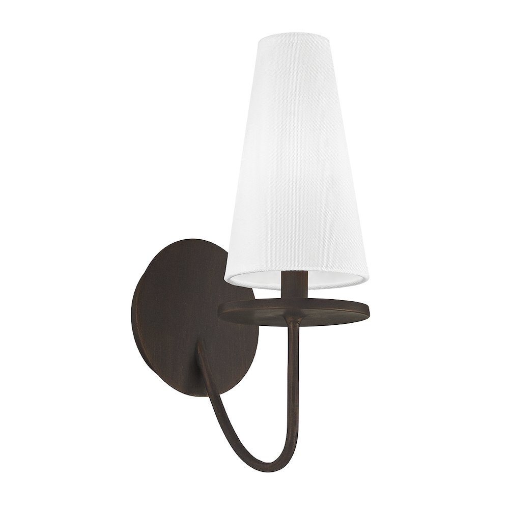 Marcel Wall Sconce, Textured Bronze. Picture 1