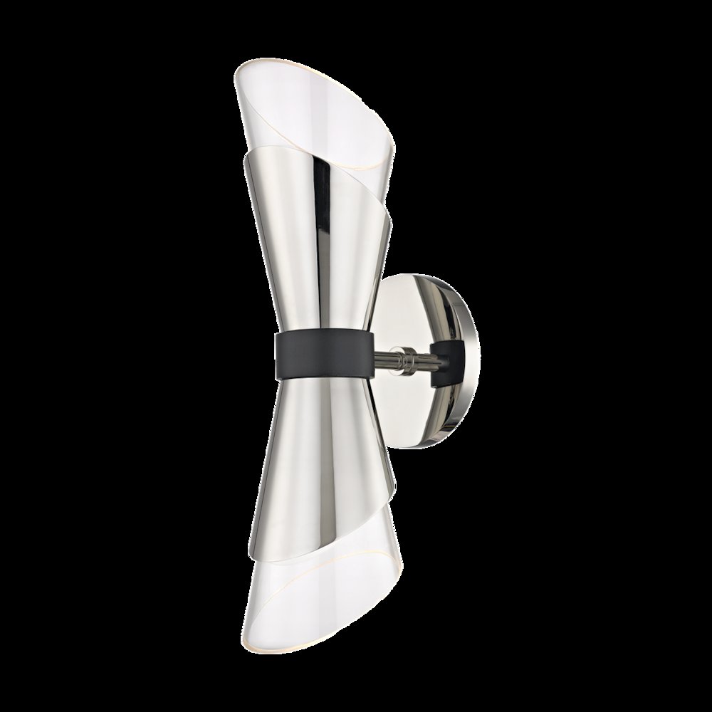 Angie Wall Sconce, Polished Nickel. Picture 1