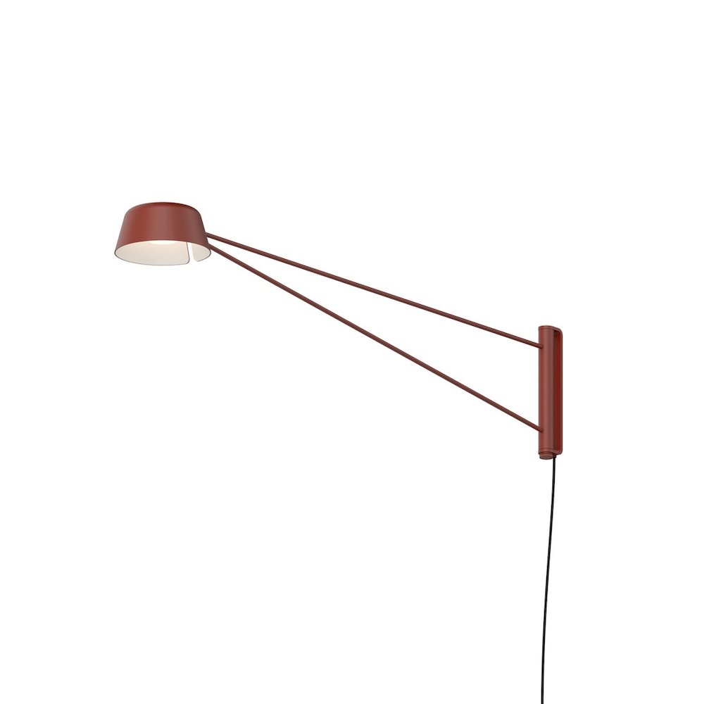 Ray Wall Sconce, Oxide Red. Picture 1