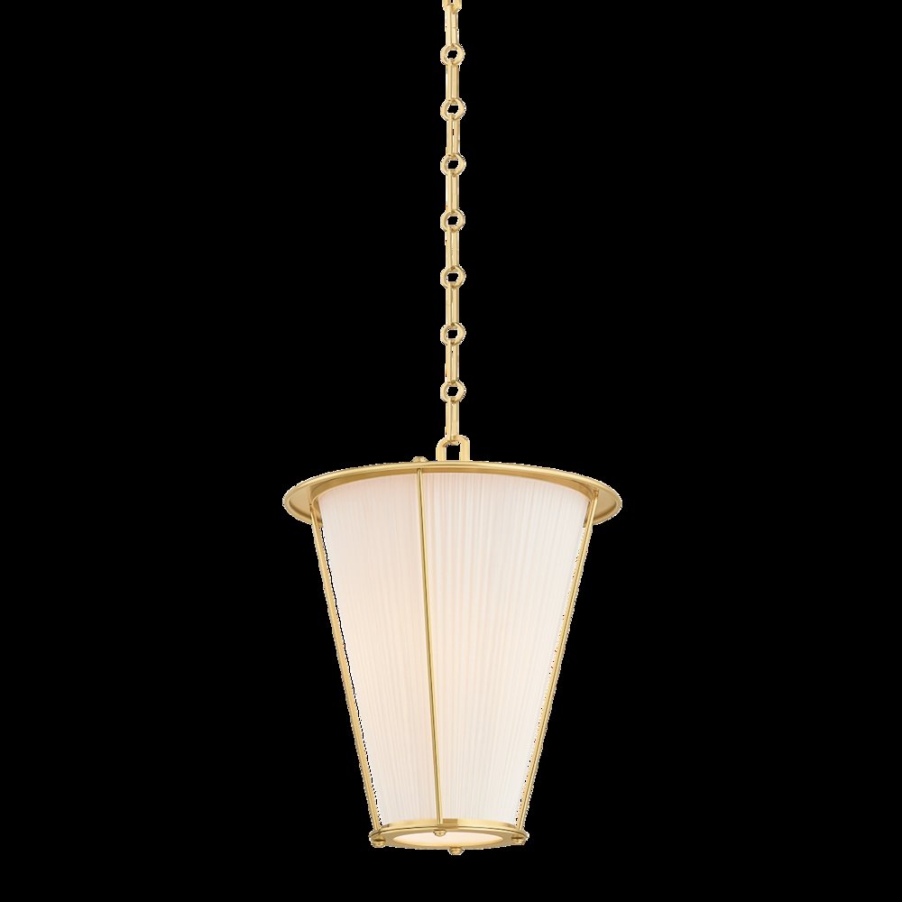 Ellsworth Lantern, Aged Brass. Picture 1