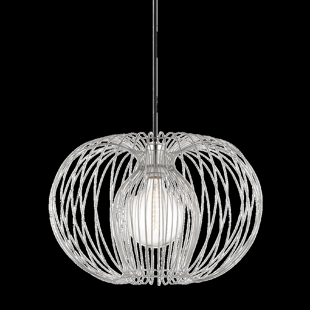 Jasmine Pendant, Polished Nickel. Picture 1