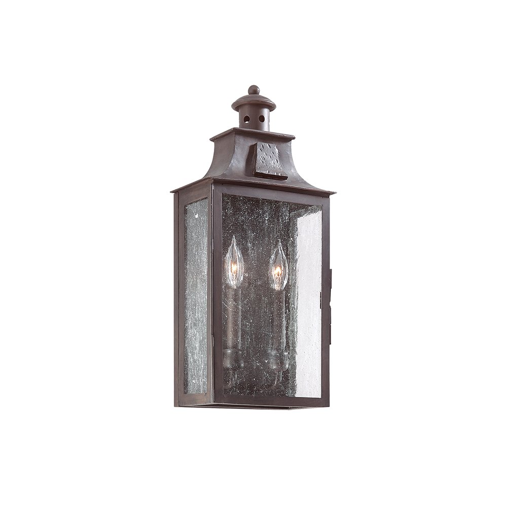 Newton Exterior Wall Sconce, Soft Off Black. Picture 1