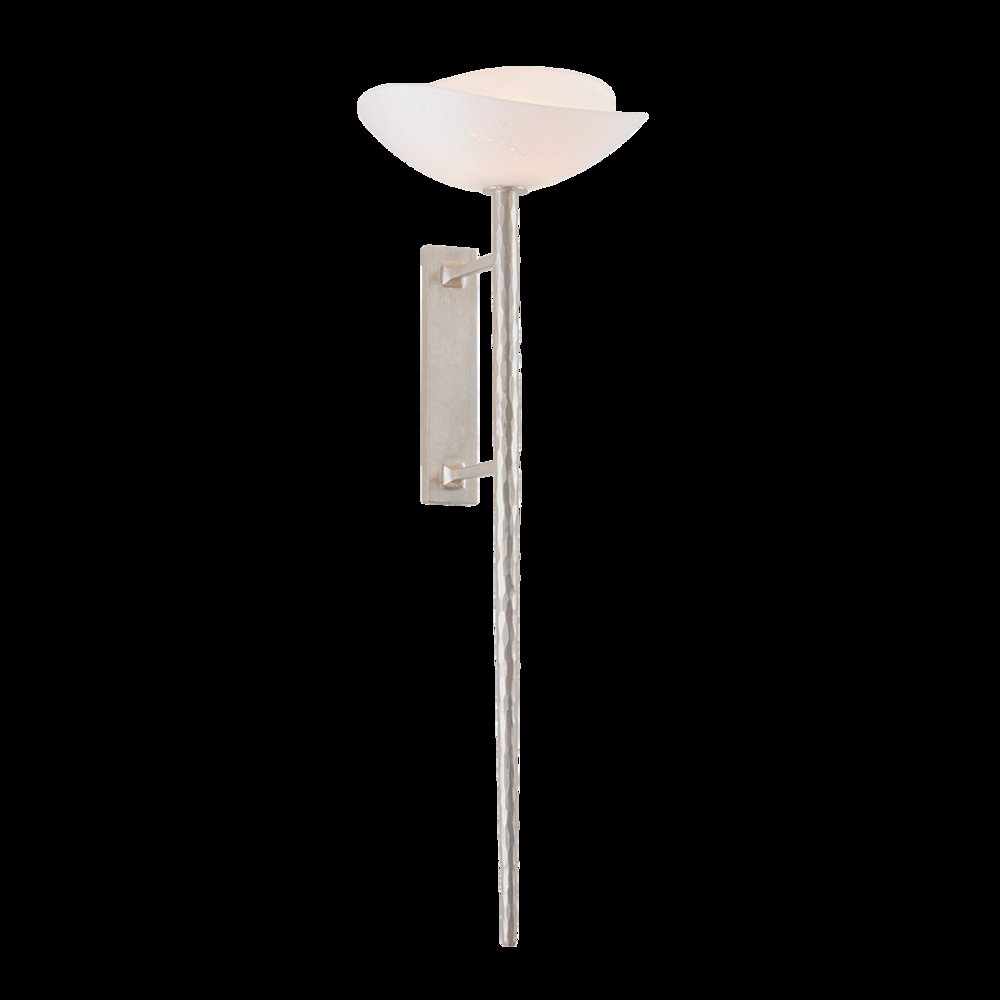 Coppa Wall Sconce, Warm Silver Leaf. Picture 1