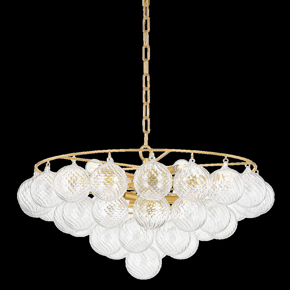 Mimi Chandelier, Aged Brass. Picture 1