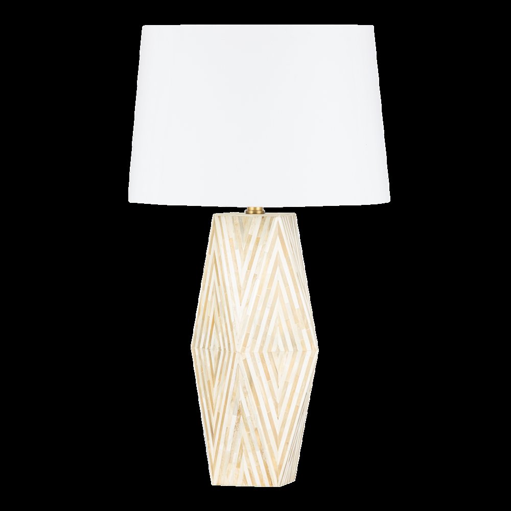 Syracuse Table Lamp, Aged Brass. Picture 1
