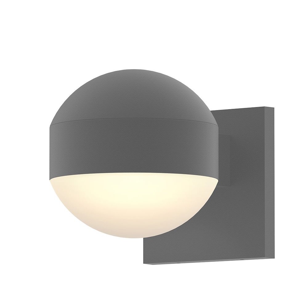 REALS Wall Sconce, Textured Gray. Picture 1