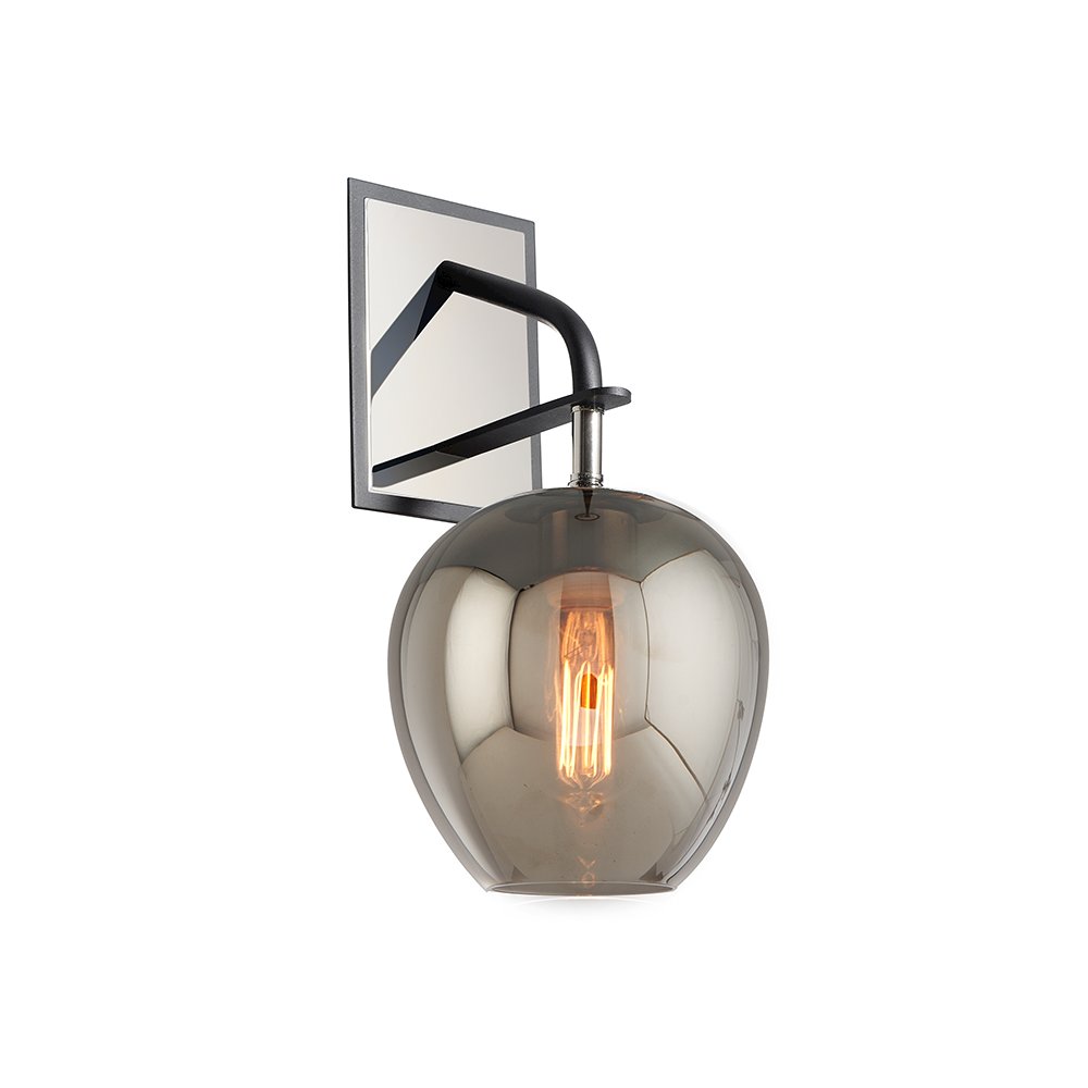 Odyssey Wall Sconce, Texture Black. Picture 1