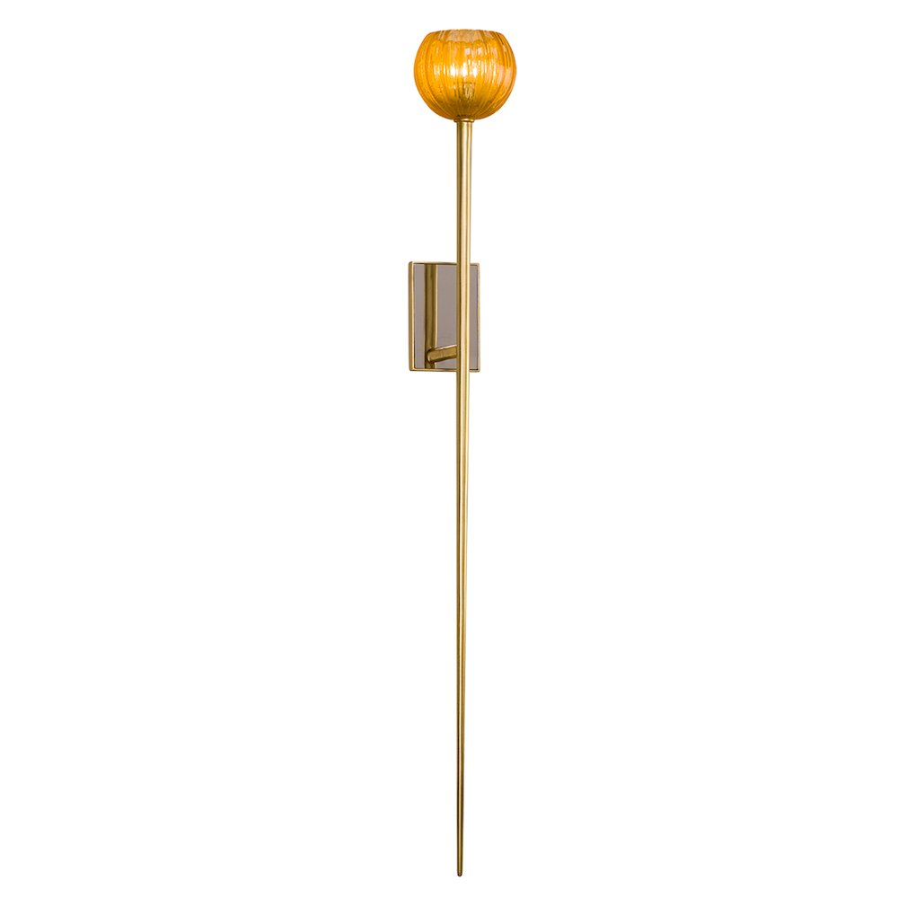 Merlin Wall Sconce, Gold Leaf. Picture 1