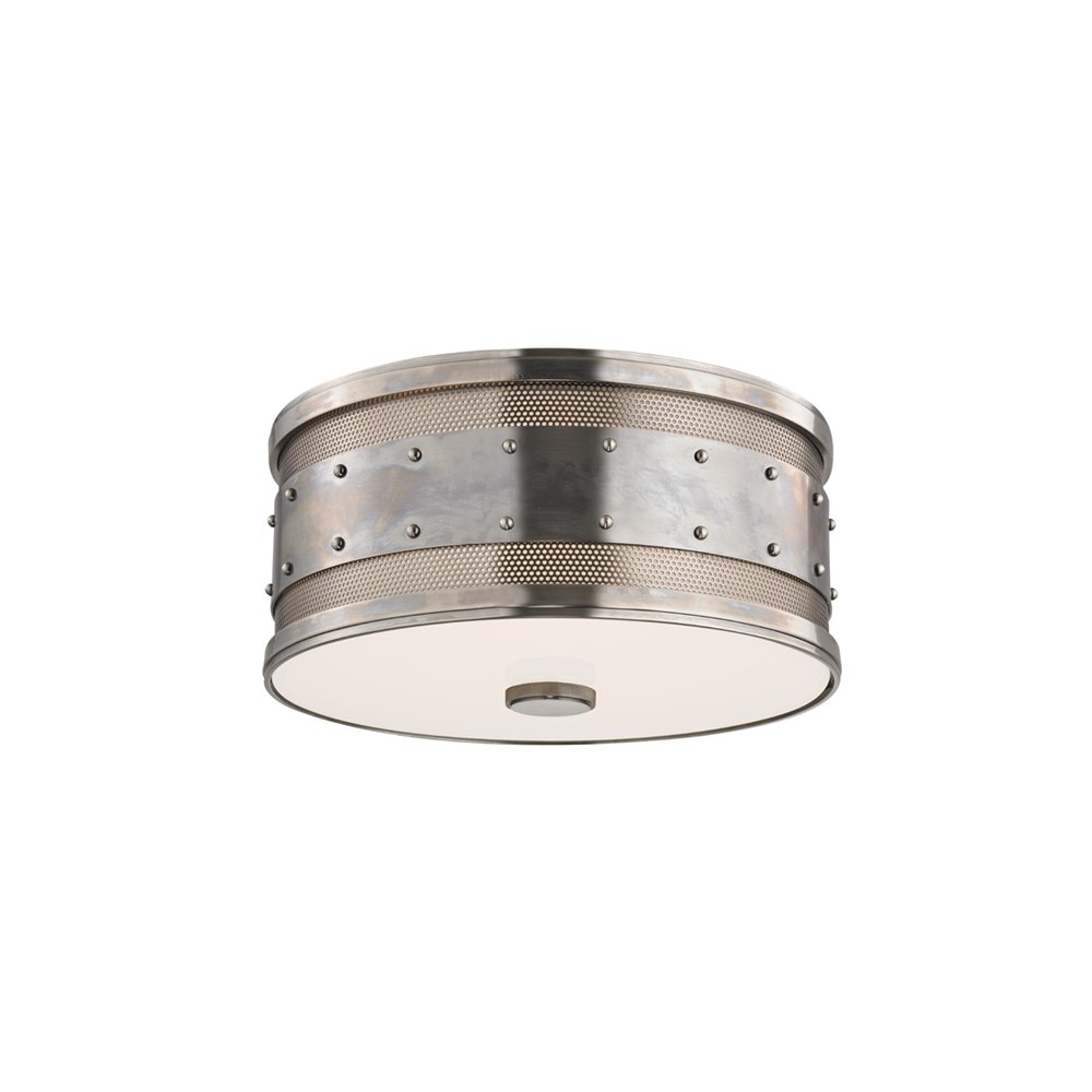 Gaines Flush Mount, Historic Nickel. Picture 1