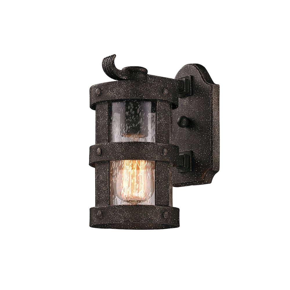 Barbosa Exterior Wall Sconce, Aged Pewter. Picture 1
