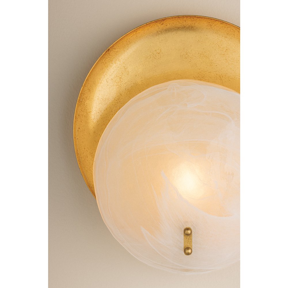 Shanette Wall Sconce, Vintage Gold Leaf. Picture 4