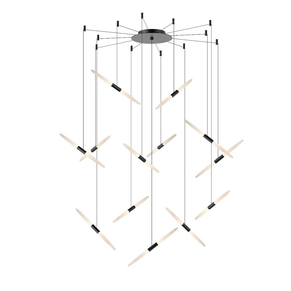 Ballet Pendant, Satin Black. Picture 1