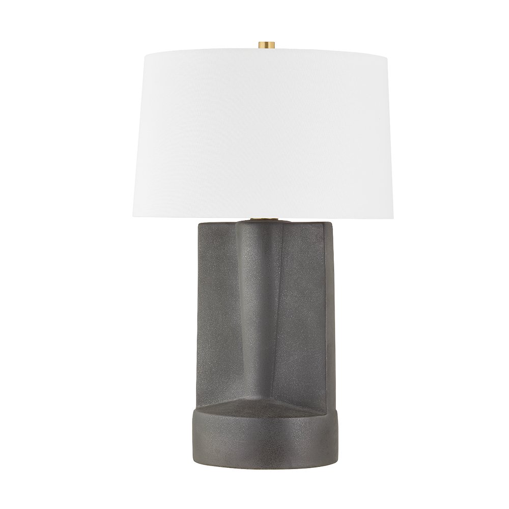 Wilson Table Lamp, Aged Brass. Picture 1