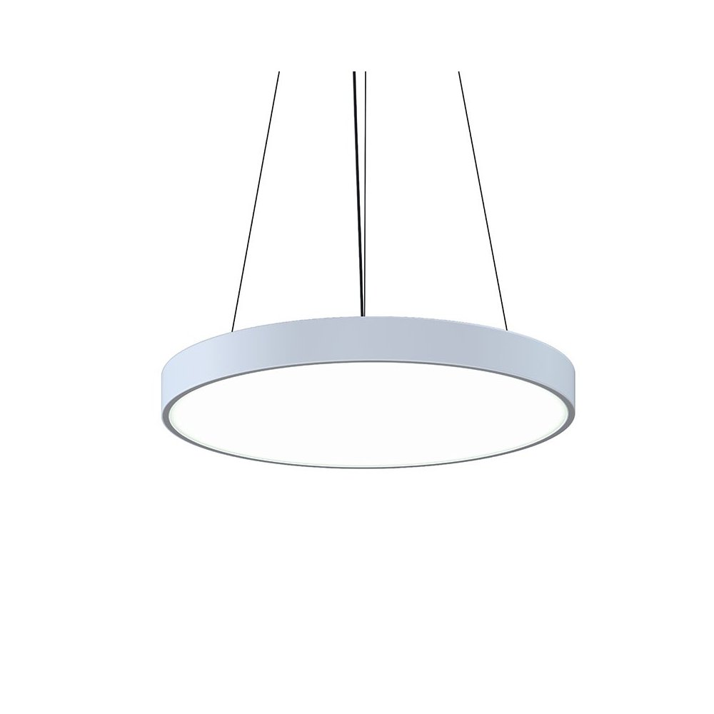 Pi Pendant, Satin White. Picture 1