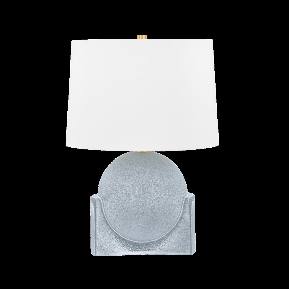 Leeston Table Lamp, Aged Brass. Picture 1