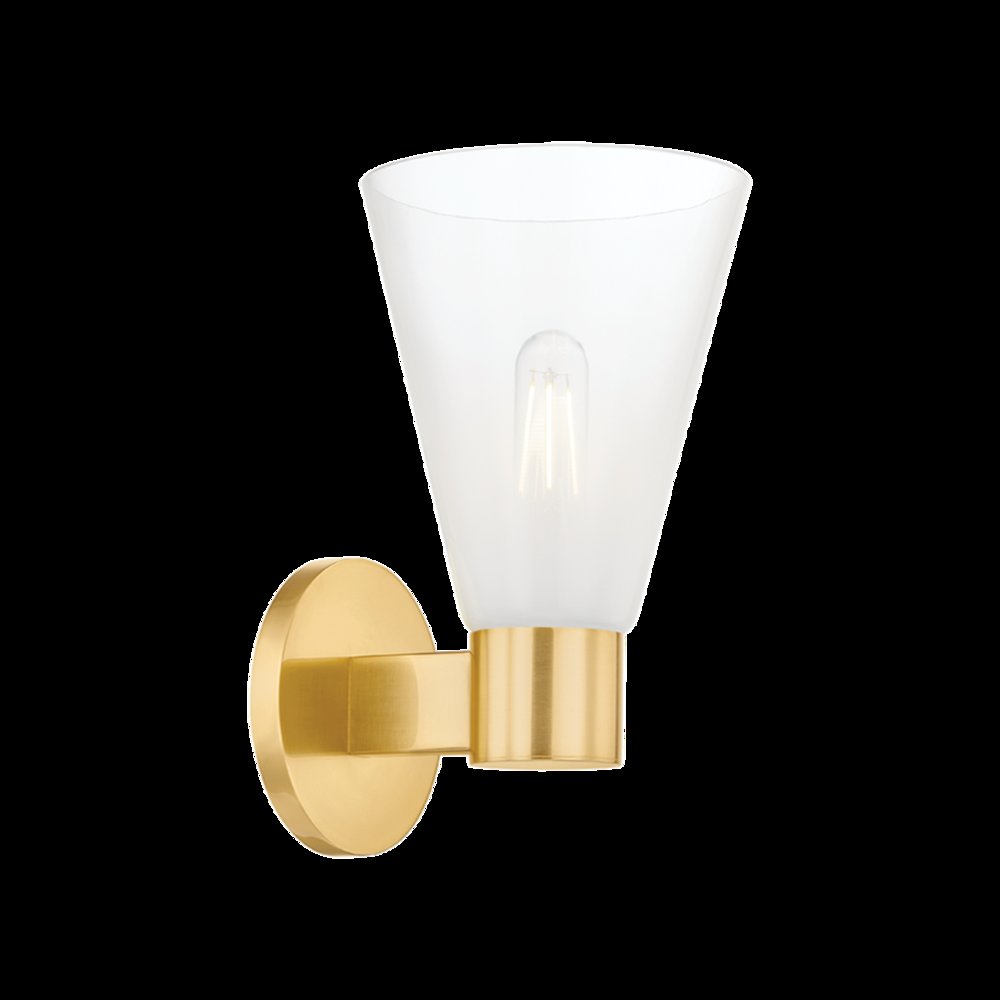 Alma Wall Sconce, Aged Brass. Picture 1