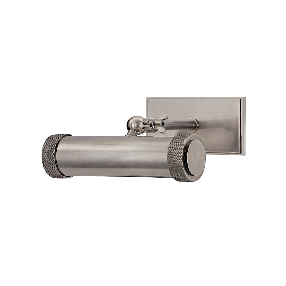 Ridgewood Picture Light In Historic Nickel Color. Picture 1