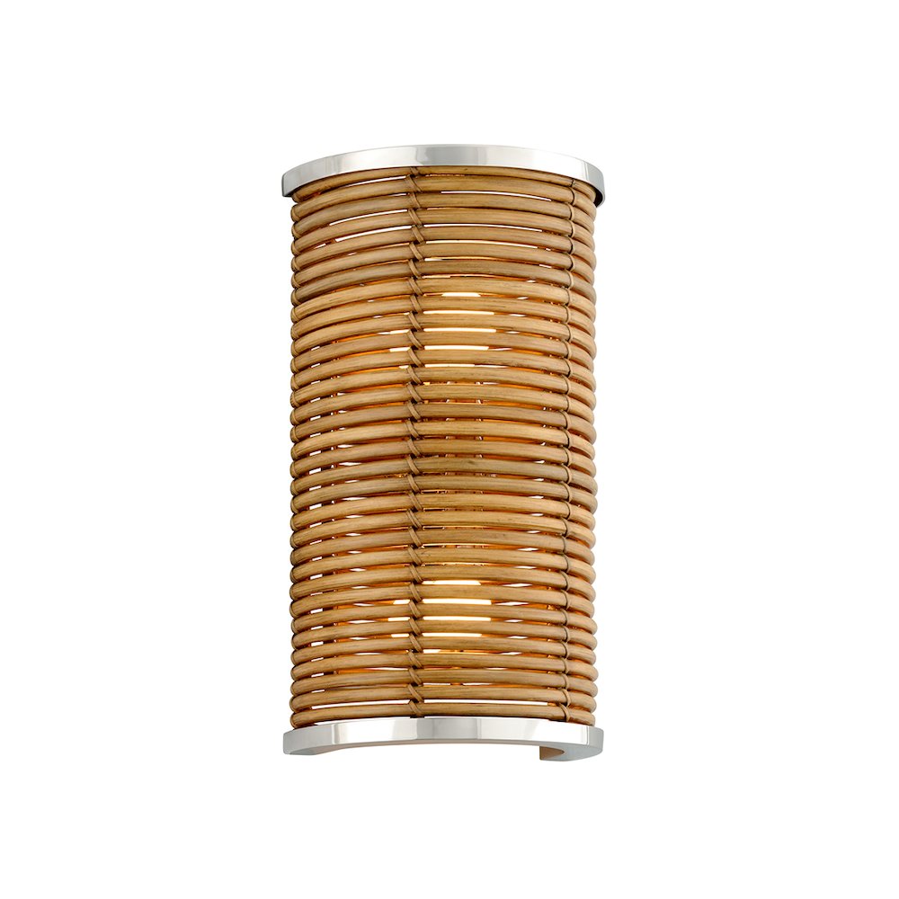 Carayes Wall Sconce, Stainless Steel. Picture 1