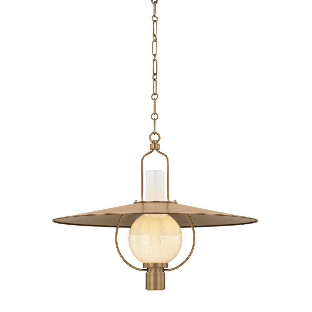 Cahill Lantern, Patina Brass. Picture 1