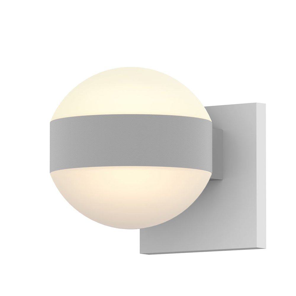 REALS Wall Sconce, Texture White. Picture 1