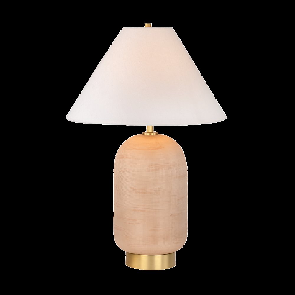 Raven Table Lamp, Aged Brass. Picture 1