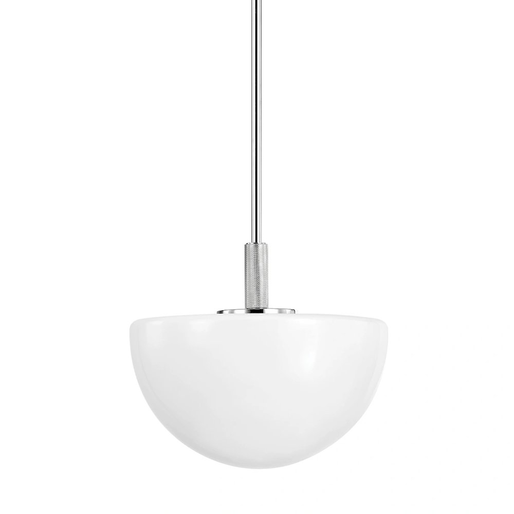 Lethbridge Pendant In Polished Nickel Color. Picture 1
