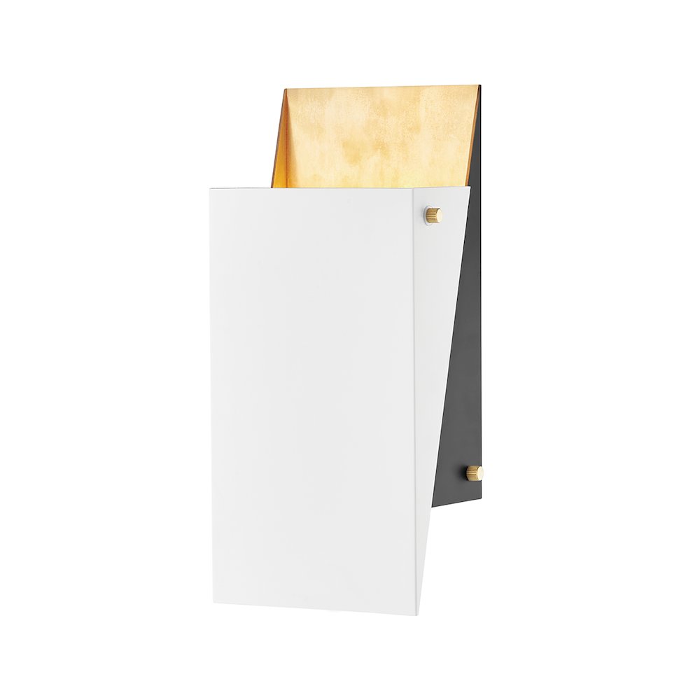 Ratio Wall Sconce, Aged Brass. Picture 1