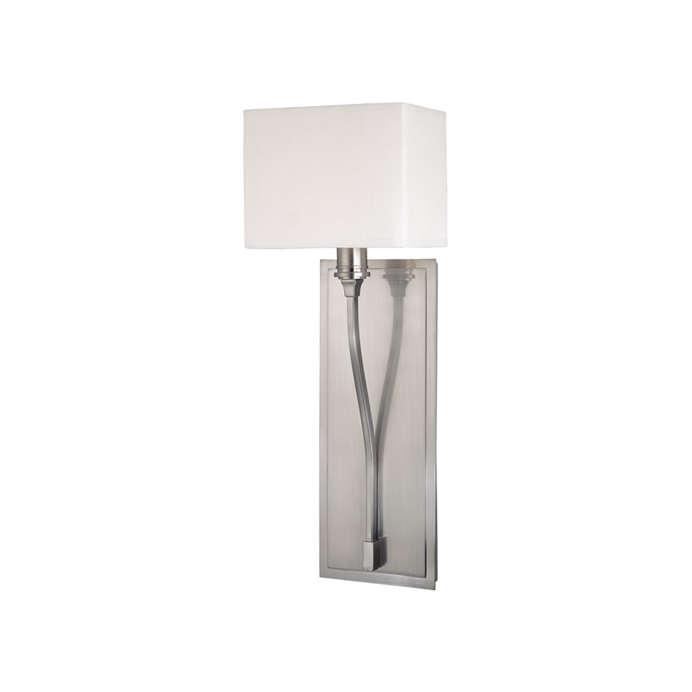 Selkirk Wall Sconce, Satin Nickel. Picture 1