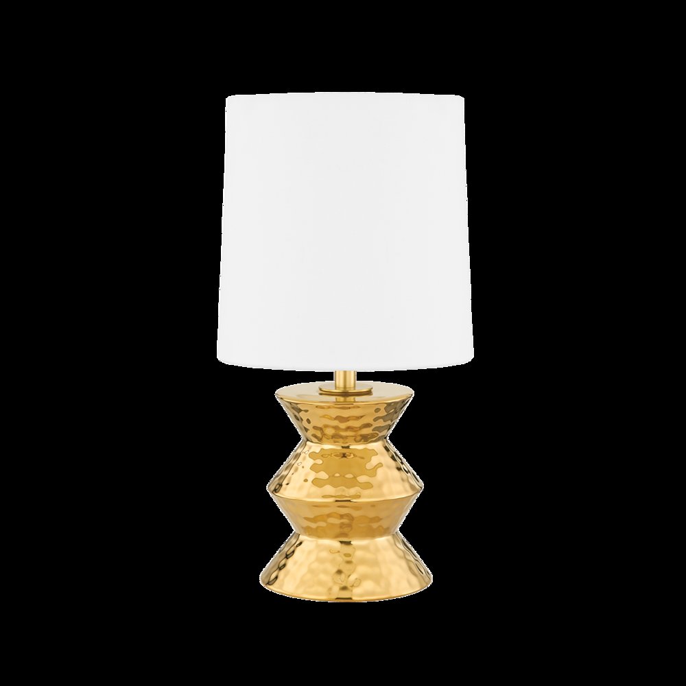 Zoe Table Lamp, Aged Brass. Picture 1