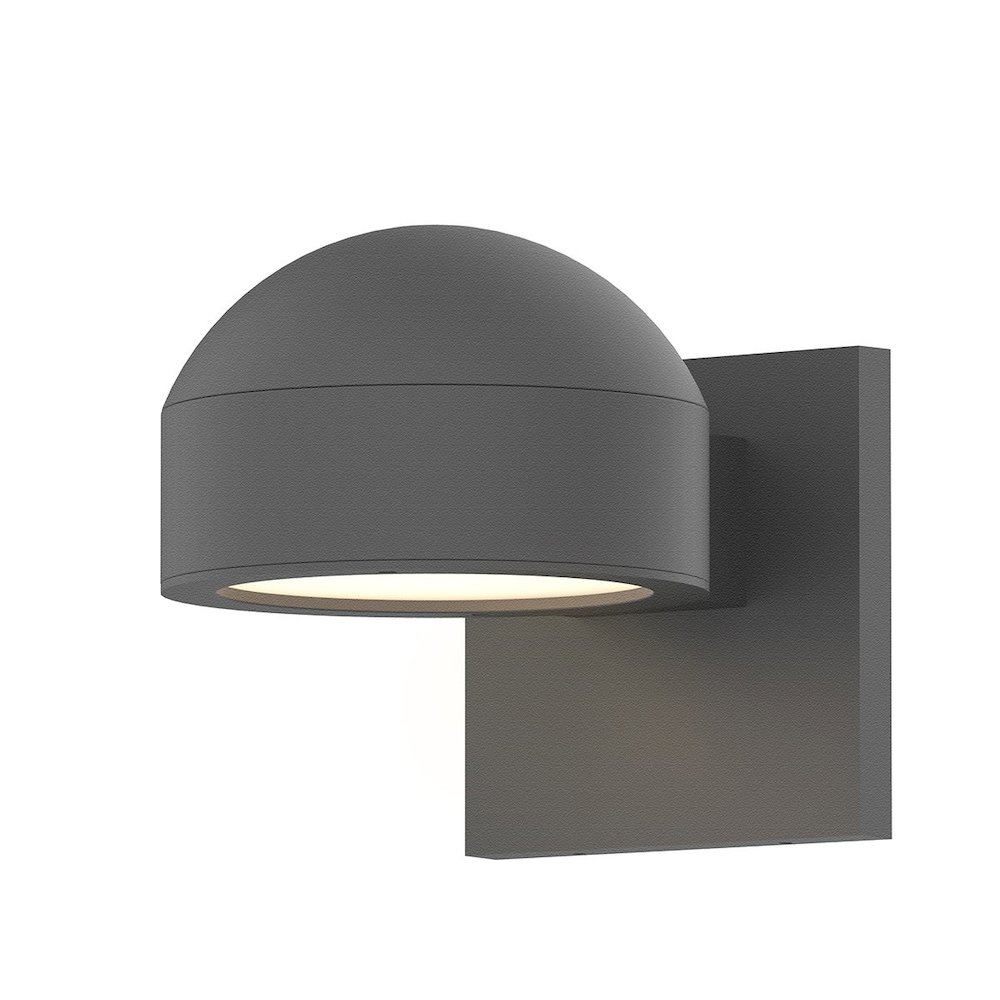 REALS Wall Sconce, Textured Gray. Picture 1