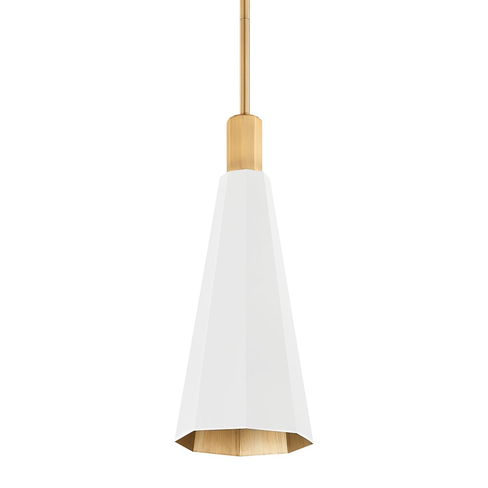 Huntley Pendant, Patina Brass. Picture 1