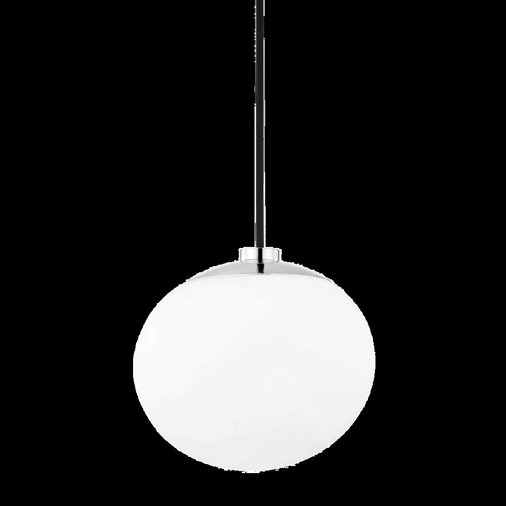 Estee Pendant, Polished Nickel. Picture 1
