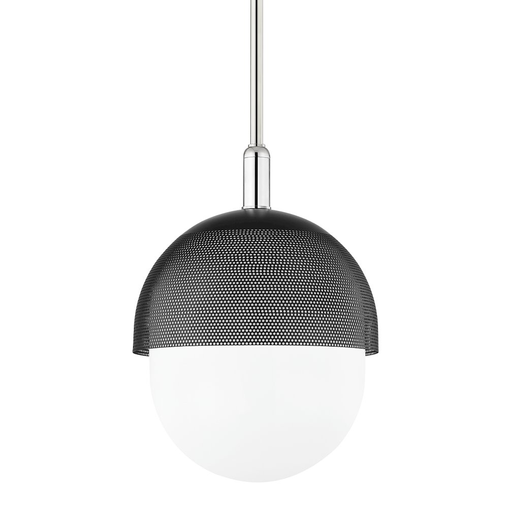 Nyack Pendant, Polished Nickel. Picture 1