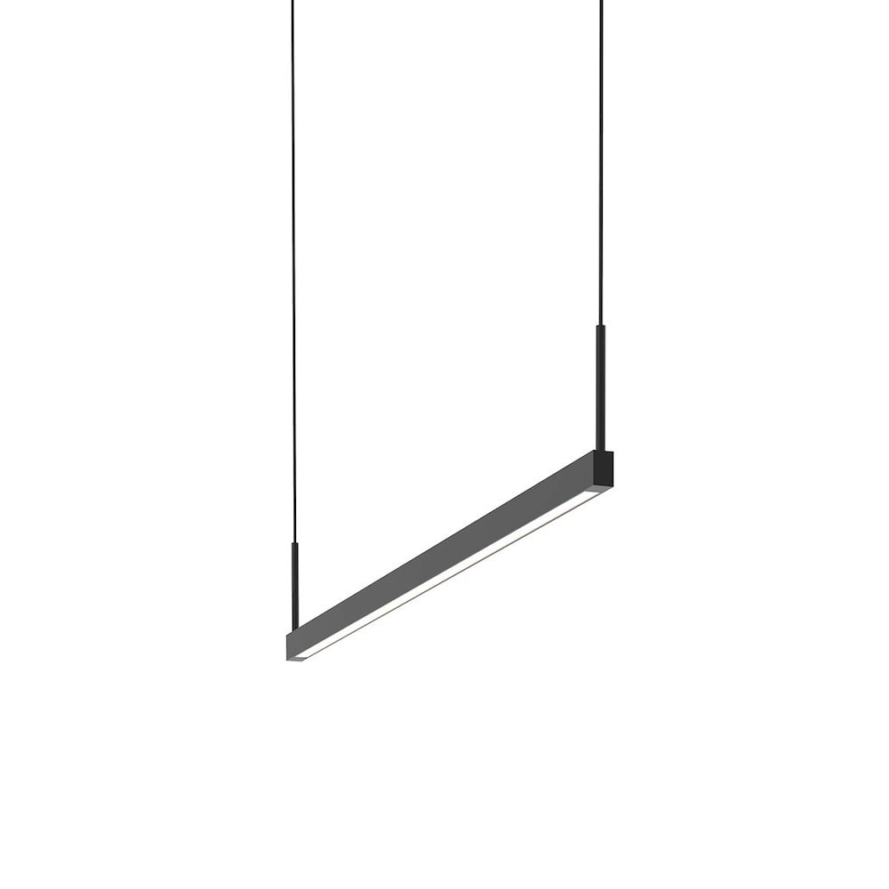 Thin-Line Pendant, Satin Black. Picture 1