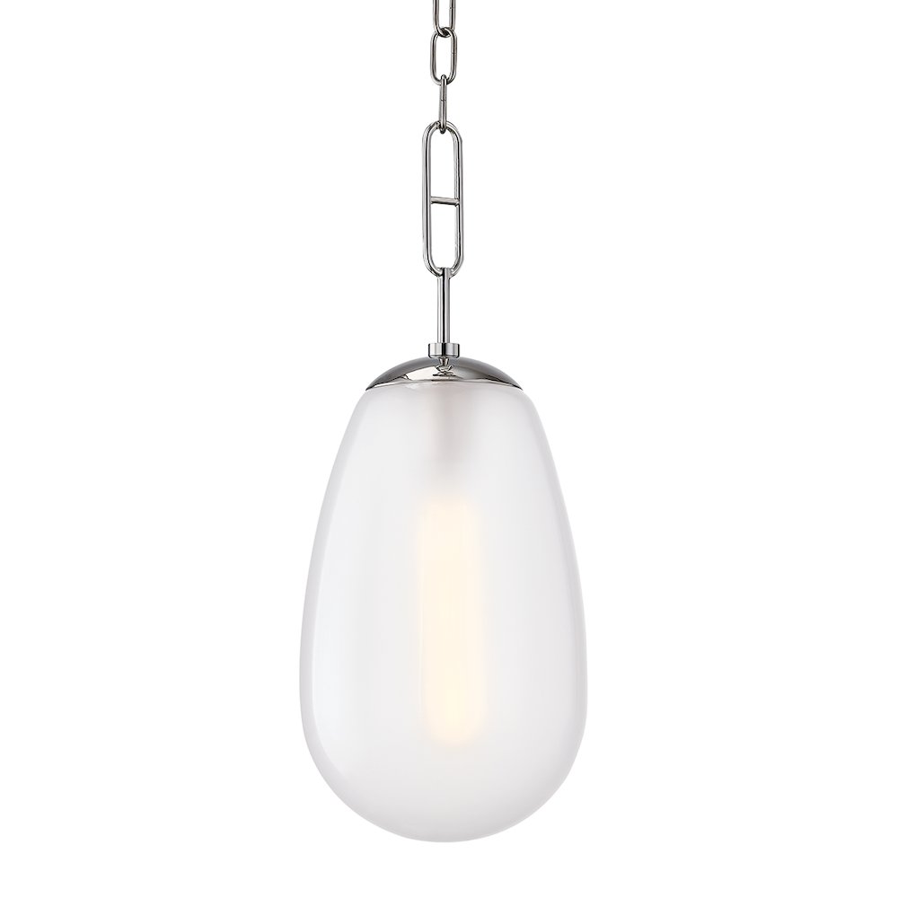 Bruckner Pendant, Polished Nickel. Picture 1