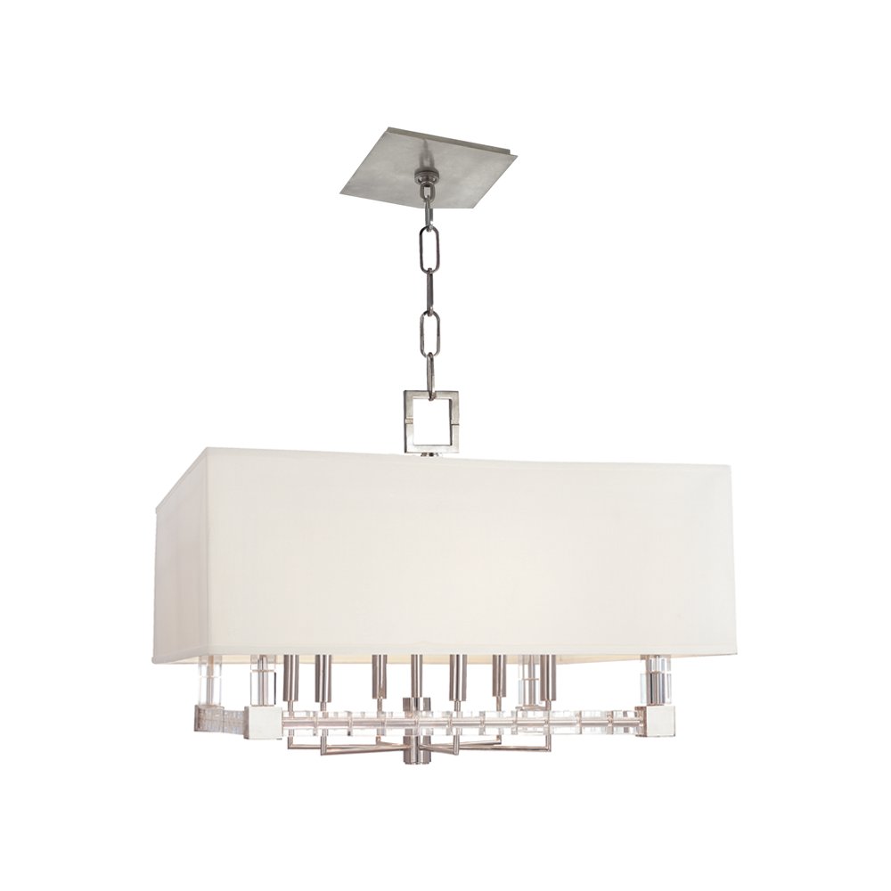 Alpine Chandelier, Polished Nickel. Picture 1