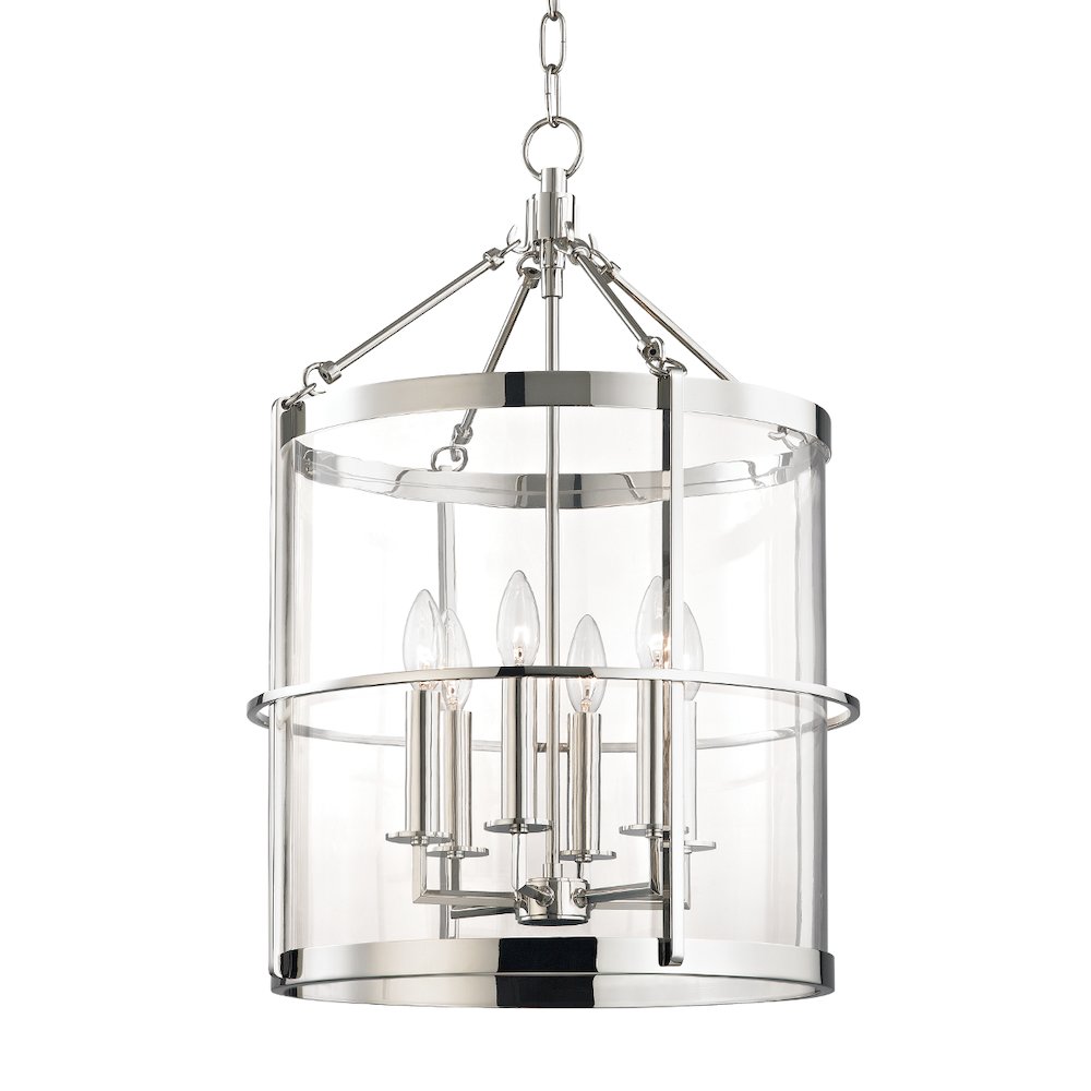 Ren Lantern, Polished Nickel. Picture 1