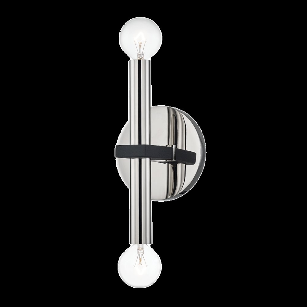 Colette Wall Sconce, Polished Nickel. Picture 1