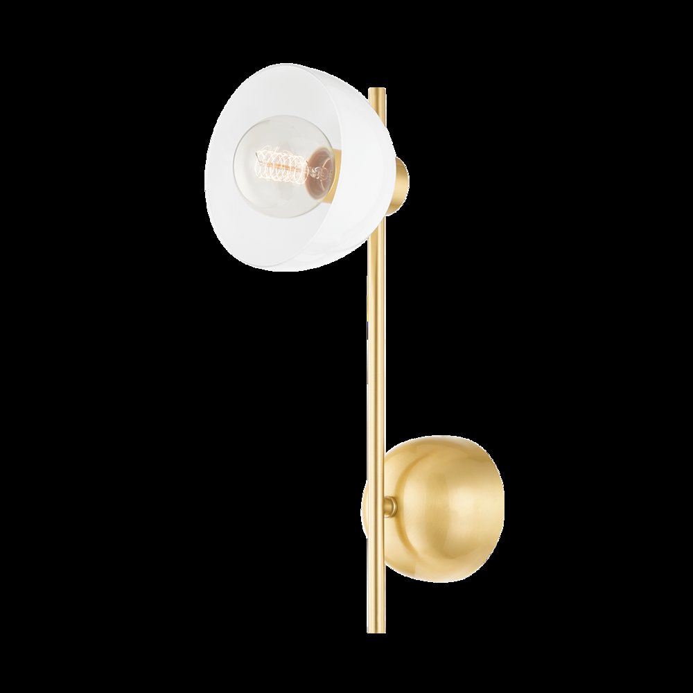 Belle Wall Sconce, Aged Brass. Picture 1