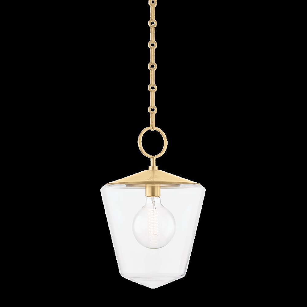 Greene Pendant, Aged Brass. Picture 1