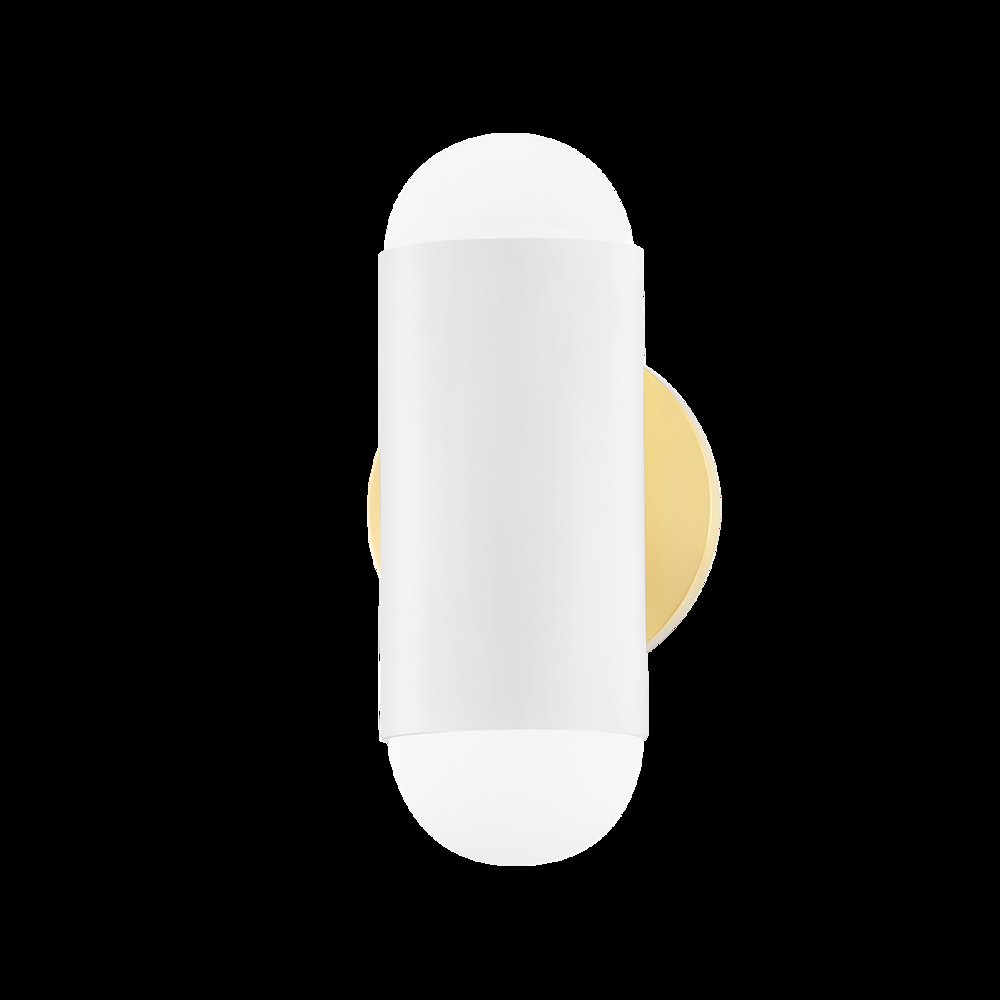 Kira Wall Sconce, Aged Brass. Picture 1