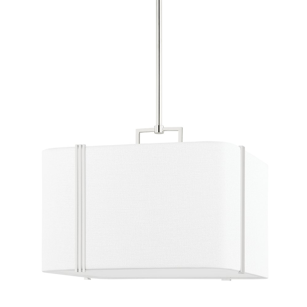 Downing Pendant, Polished Nickel. Picture 1