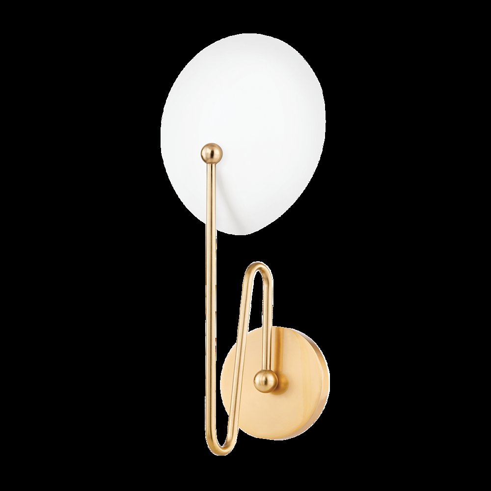 Hattie Wall Sconce, Aged Brass. Picture 1