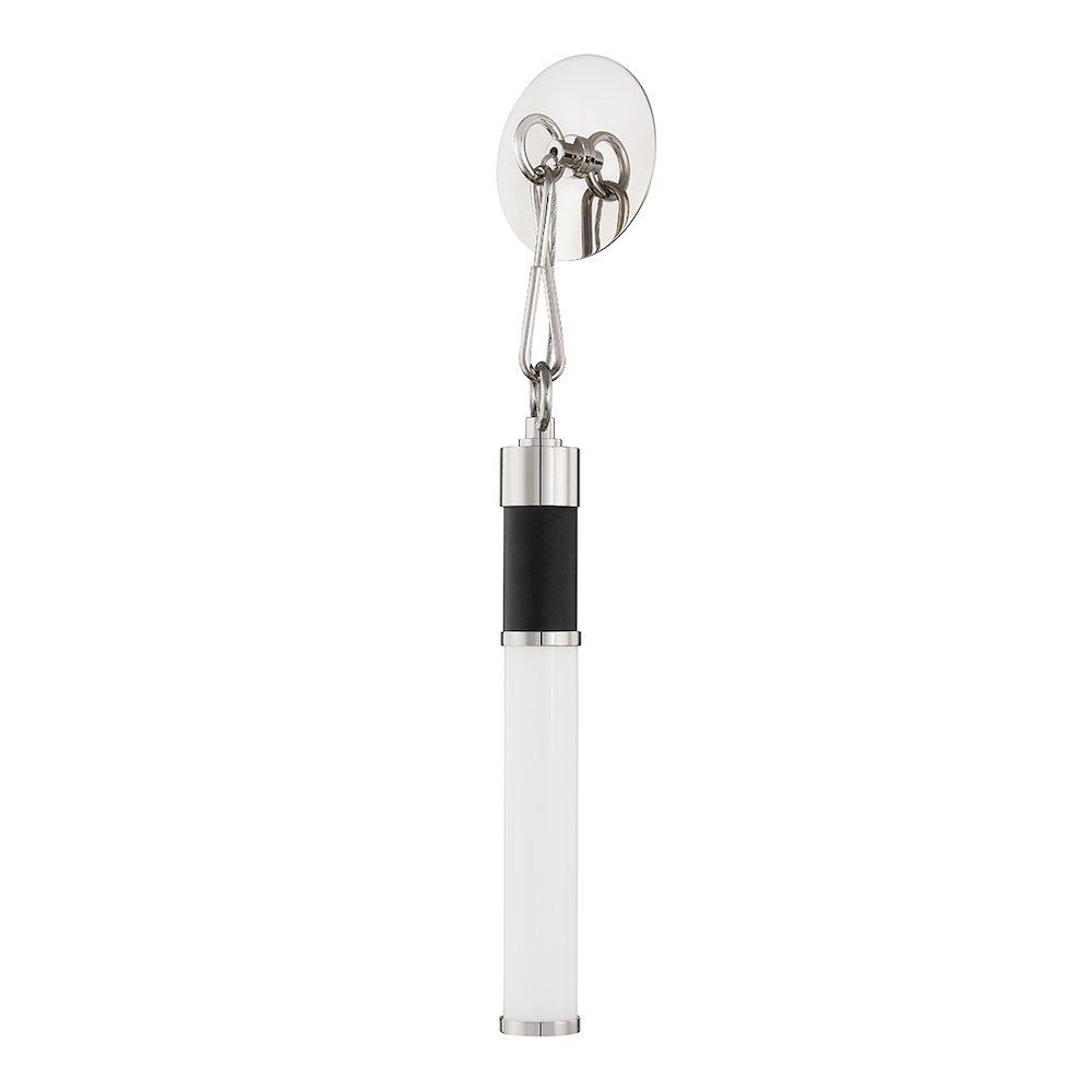Huntington Wall Sconce, Polished Nickel. Picture 1