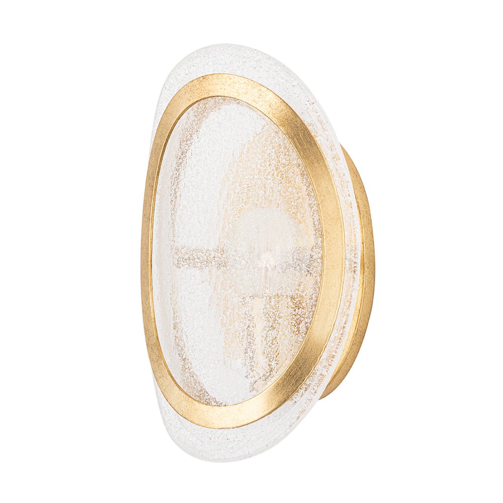 Danes Wall Sconce, Vintage Gold Leaf. Picture 1