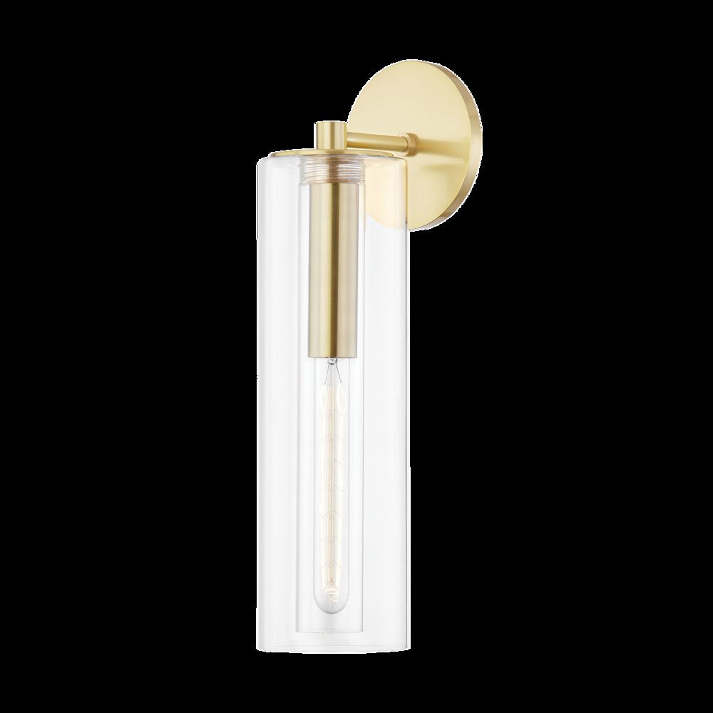 Belinda Wall Sconce, Aged Brass. Picture 1