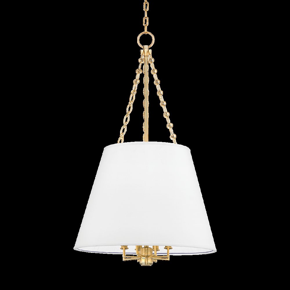Burdett Pendant, Aged Brass. Picture 1